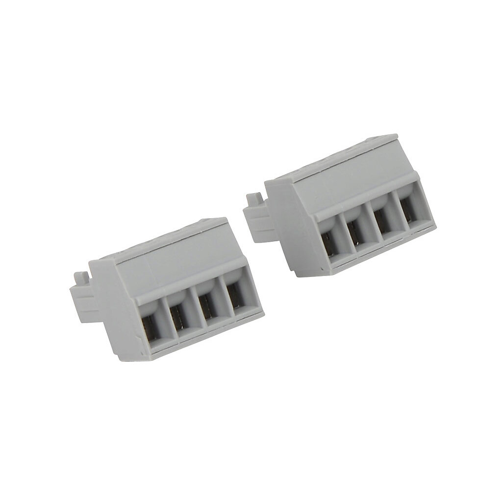 C0-4TB - CLICK terminal blocks, replacement, 4-pole. Package of 2. For use with CLICK PLCs and C-more CM5 series HMIs.