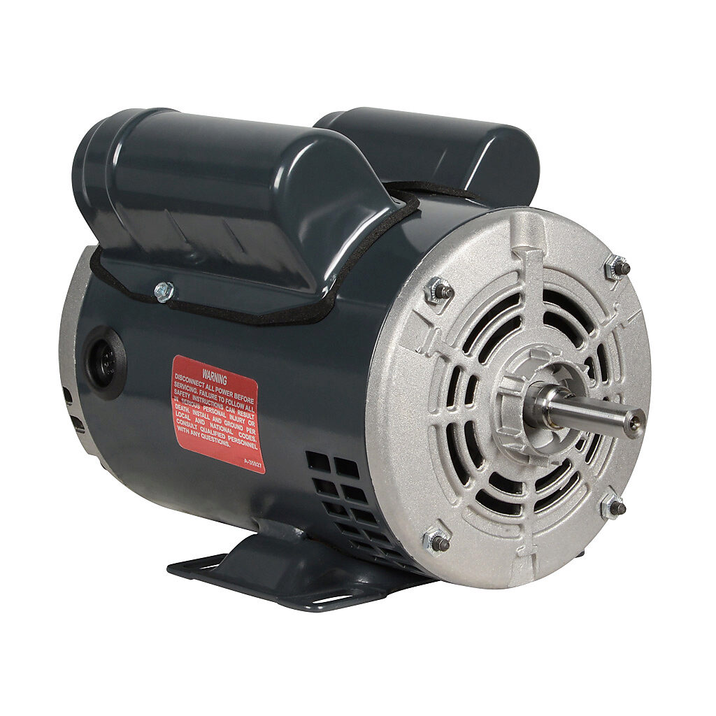 C147A - Marathon premium efficiency AC induction motor, general purpose, 1/4hp, 1-phase, 115/230 VAC, suitable for 208 VAC at 60 Hz, 1800rpm, ODP, NEMA 48 frame, rolled steel, rigid base mount.