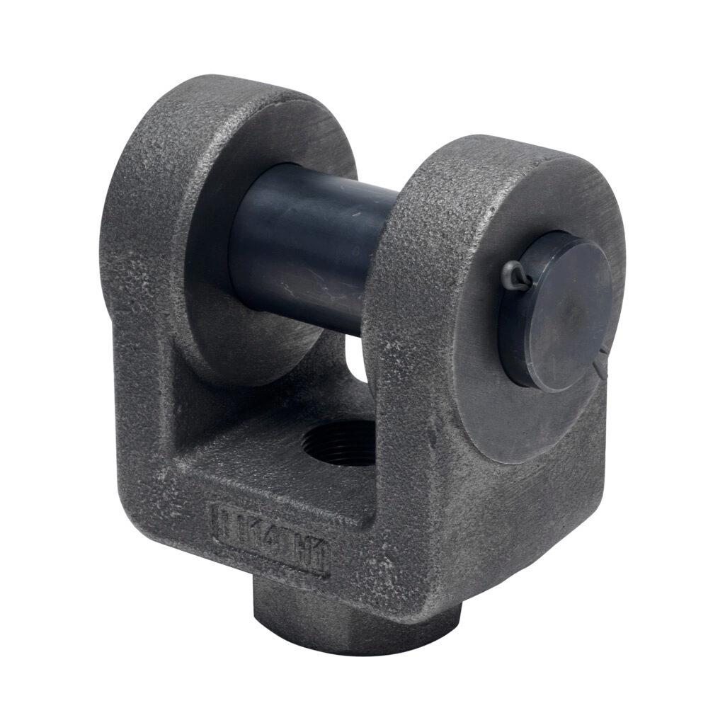 C1800-86 - Peninsular rod clevis, 1-1/2-12 UNF thread, steel. For use with 2in rod hydraulic NFPA cylinders. 1-3/4in clevis pin included.