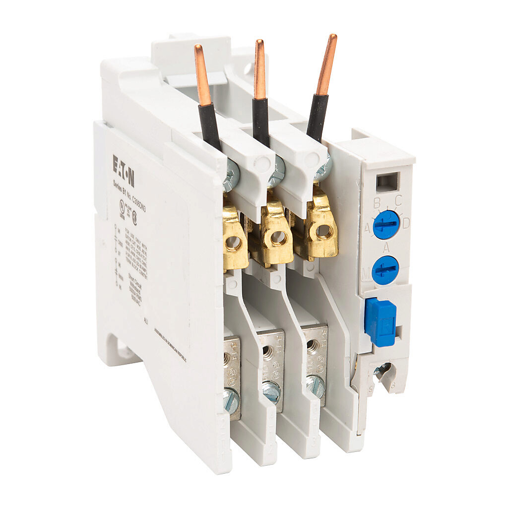 C306DN3B - Eaton thermal overload relay, bi-metallic, local reset, direct mount power connection(s), panel mount. Requires heater packs, sold separately.