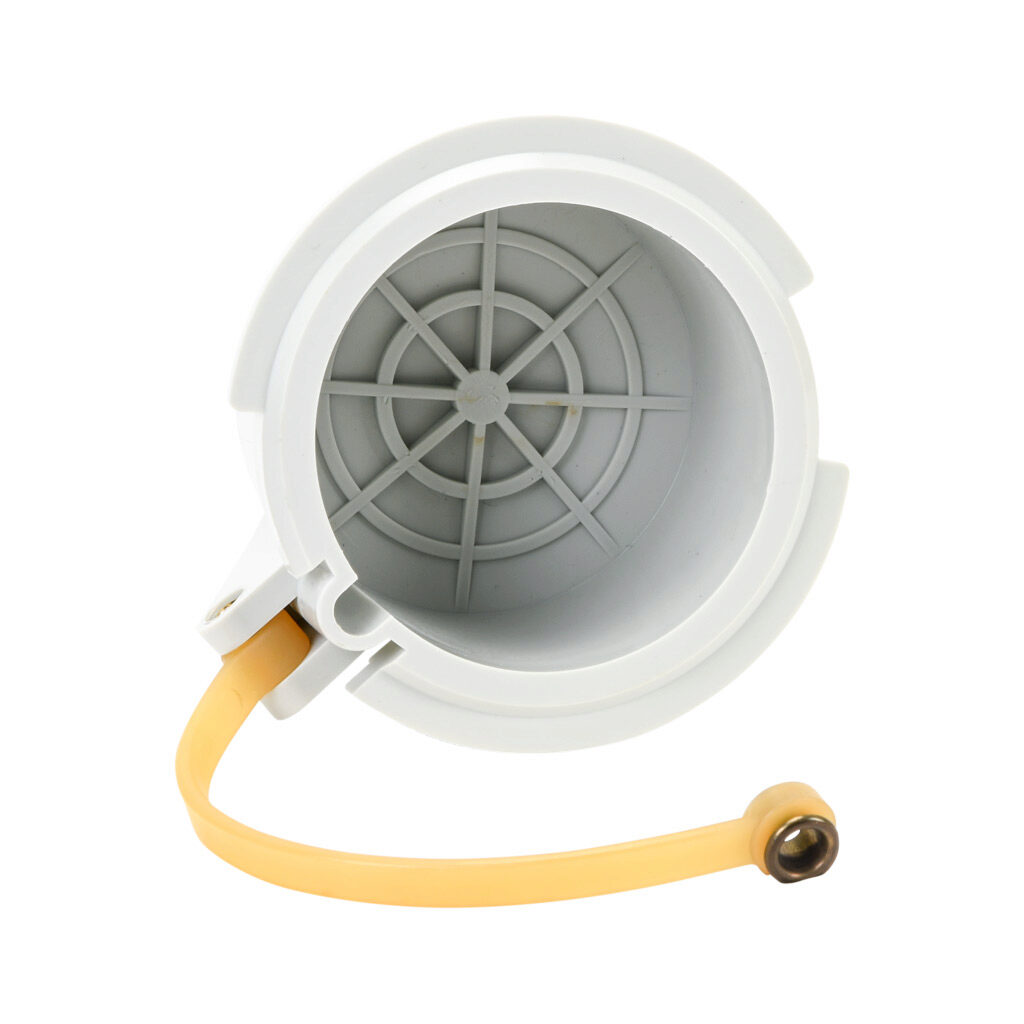 CC530 - Bryant closure cap, nylon, white. For use with Bryant 30A 5-wire devices.