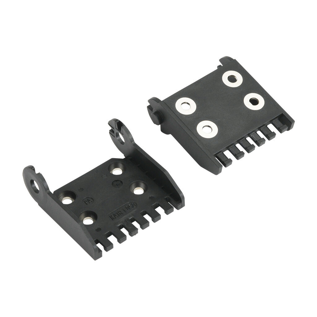 CDC-KAZ-0.7X2.0 - Murrplastik bracket, 0.71in inside height, 1.97in inside width, polyamide, black. For use with MP18 series energy chain.
