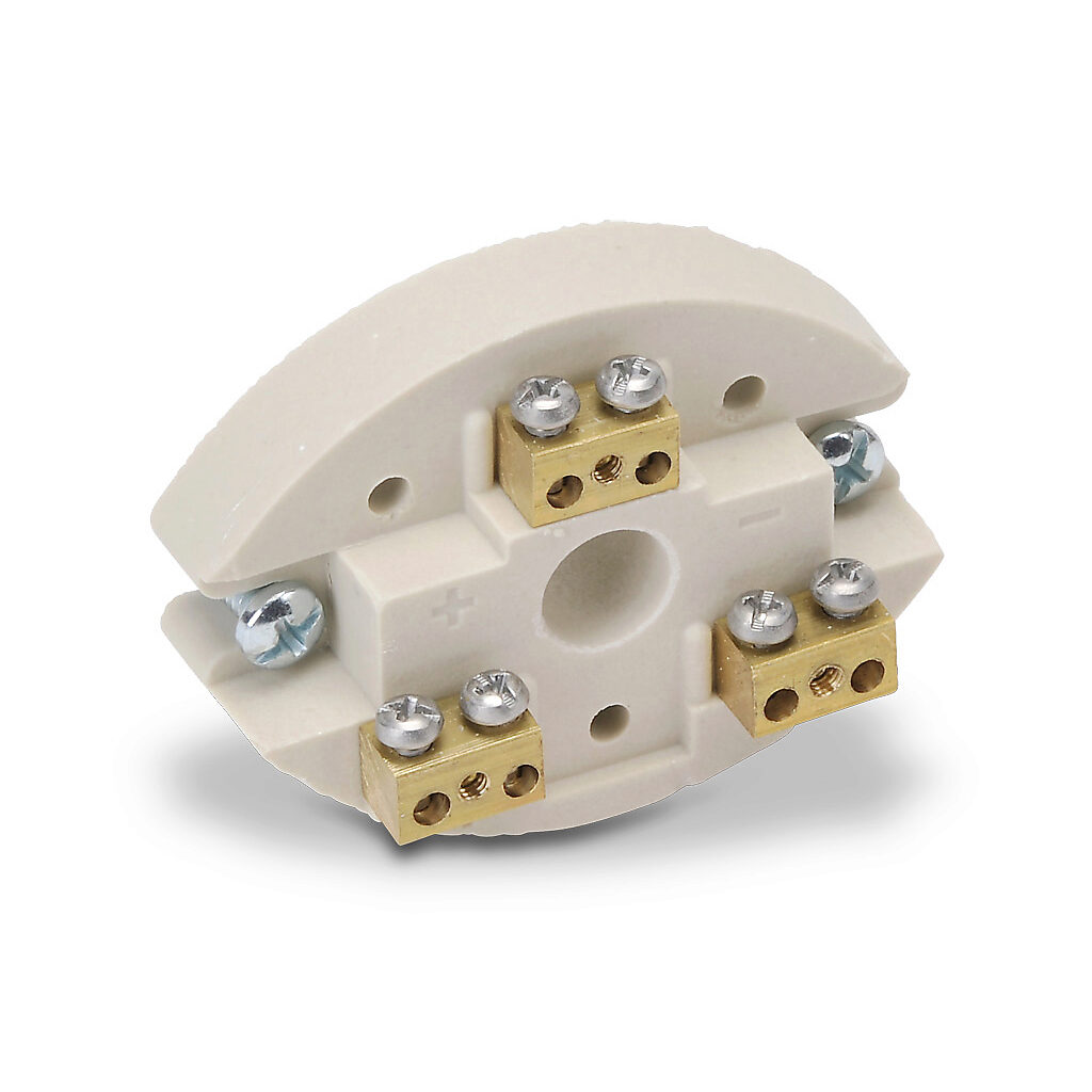 CHTB-3 - ProSense terminal base, (3) brass terminals with stainless steel screws, ceramic. For use with ProSense temperature probe connection heads.