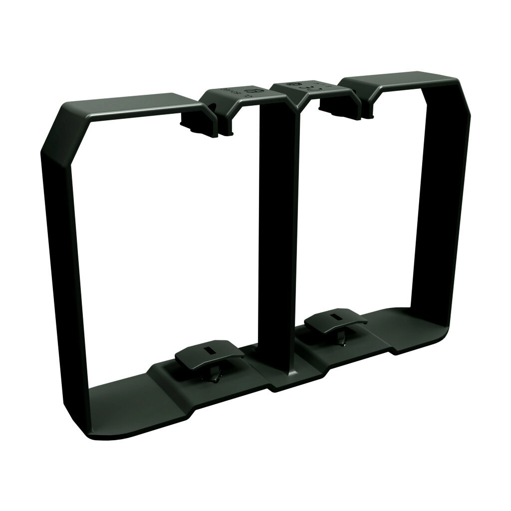 CL-6040 - Iboco wire retainers, package of 5. For use with 6x4in duct. Fastens to duct with integral twist fasteners.