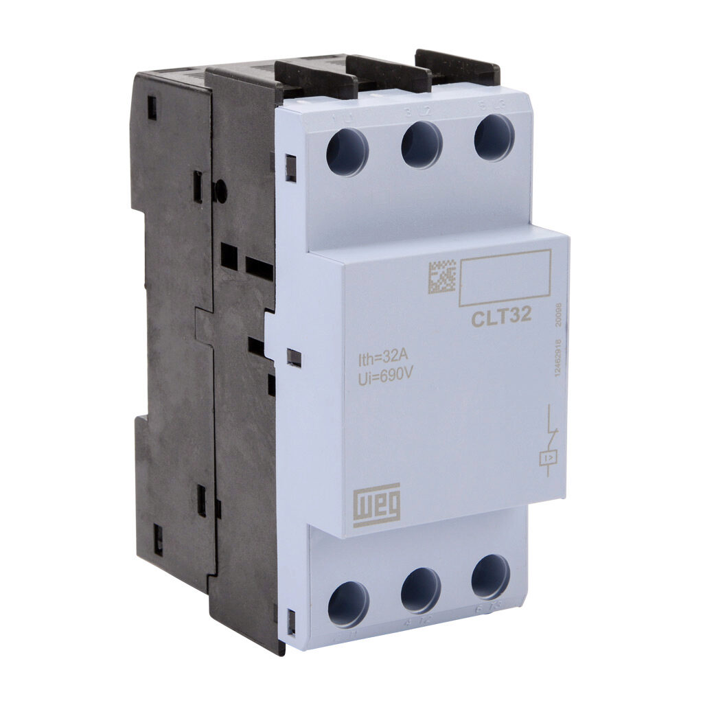CLT32MPW40 - WEG Electric current limiter, 35mm DIN rail mount. For use with MPW40 series manual motor protectors.
