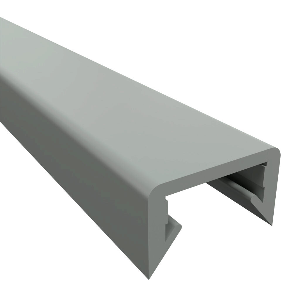 COV-05G-1 - Iboco cover, replacement, gray, 6.5ft/2m length. For use with 0.5in wide duct.