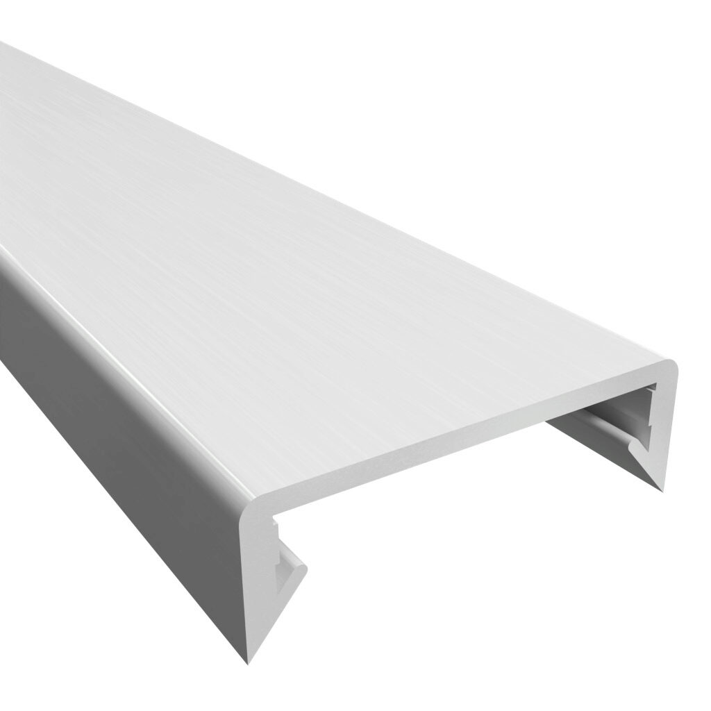 COV-10W-1 - Iboco cover, replacement, white, 6.5ft/2m length. For use with 1in wide duct.