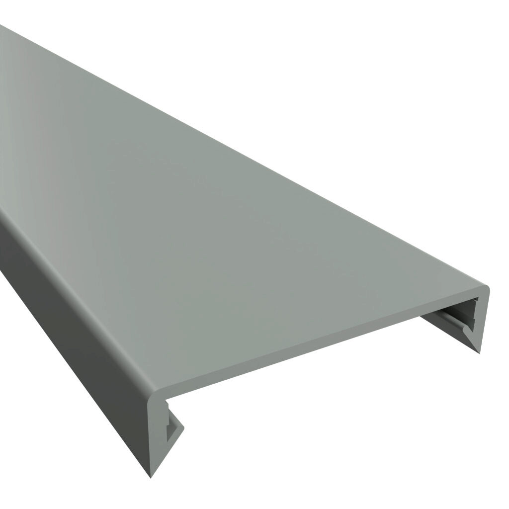 COV-15G-1 - Iboco cover, replacement, gray, 6.5ft/2m length. For use with 1.5in wide duct.