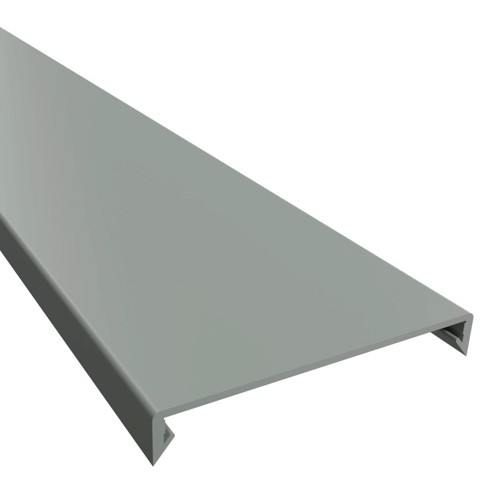 COV-22G-1 - Iboco cover, replacement, gray, 6.5ft/2m length. For use with 2.25in wide duct.