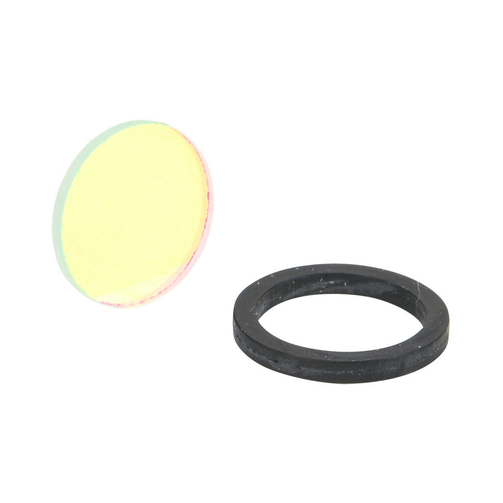 CS60-BP-470-D11.8 - di-soric filter, blue bandpass, press fit mount. For use with CS60 lens protector.