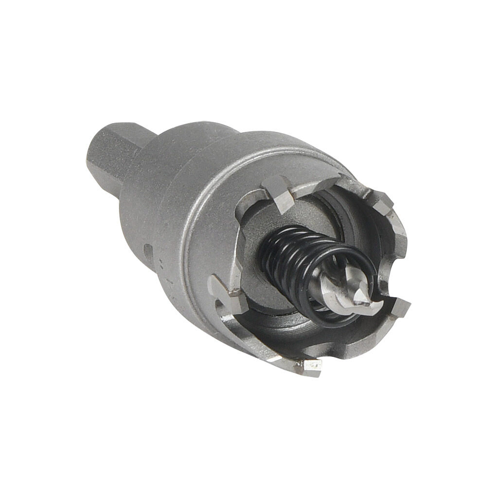 AutomationDirect CTS16 - MK Morse hole cutter, 1in (25mm), carbide tipped steel, straight pitch, 3/16in (4.5mm) maximum cutting depth.