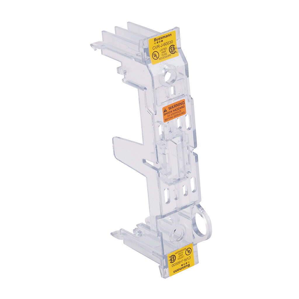 CVR-J-60030 - Bussmann fuse block cover, for use with 600V 30A Class J modular fuse blocks.