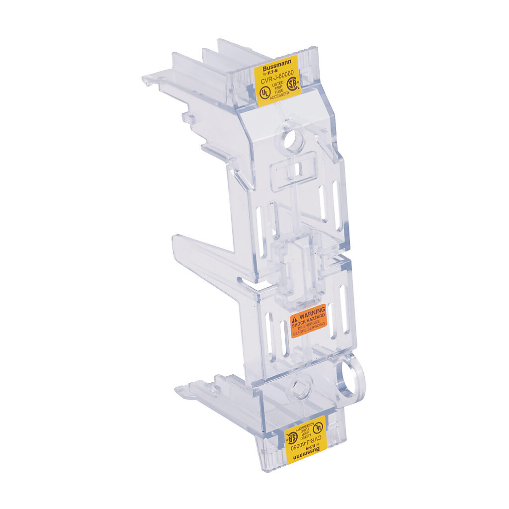CVR-J-60060 - Bussmann fuse block cover, for use with 600V 60A Class J modular fuse blocks.