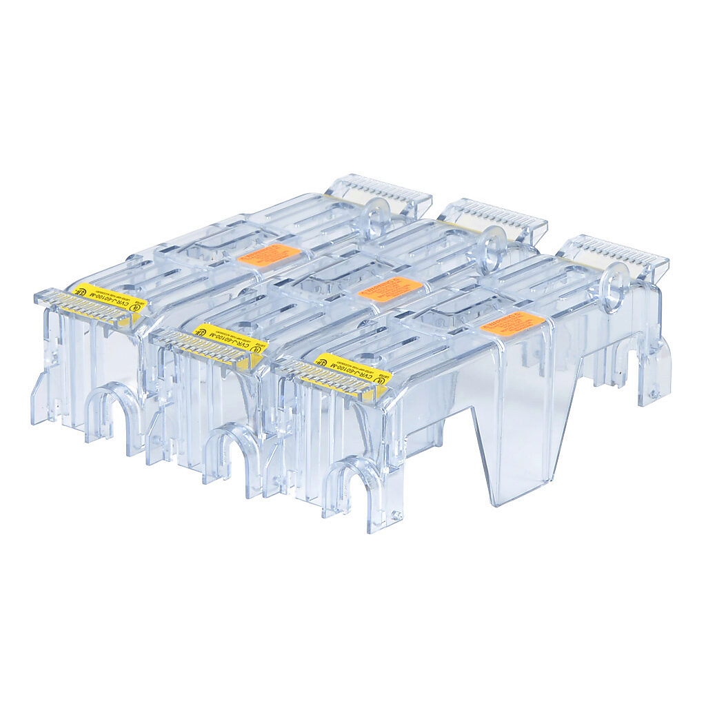 CVR-J-60100-M-3 - Bussmann fuse block cover, package of 3. For use with 600V 100A Class J modular fuse blocks.