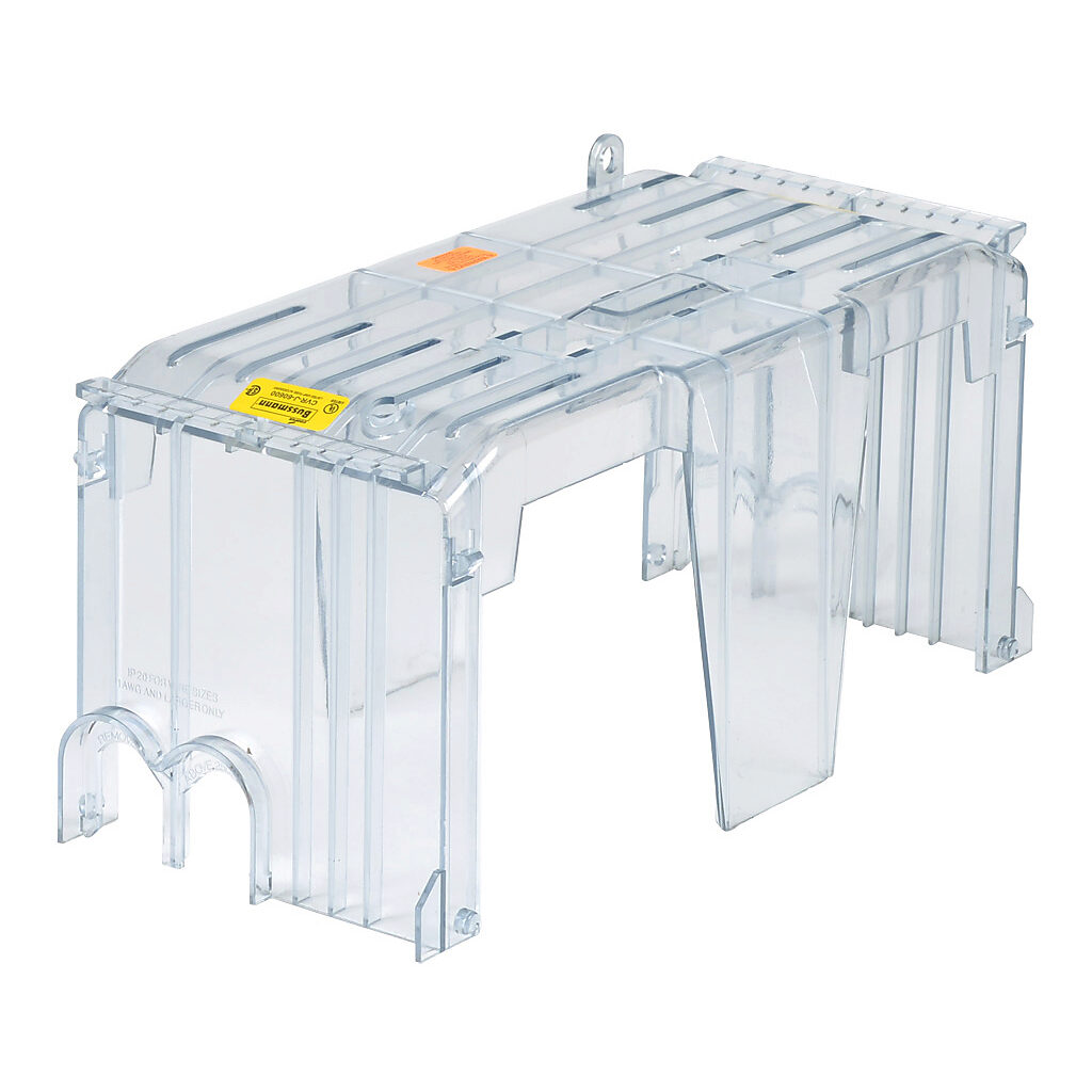 CVR-J-60600-1 - Bussmann fuse block cover, for use with 600V 600A Class J modular fuse blocks.