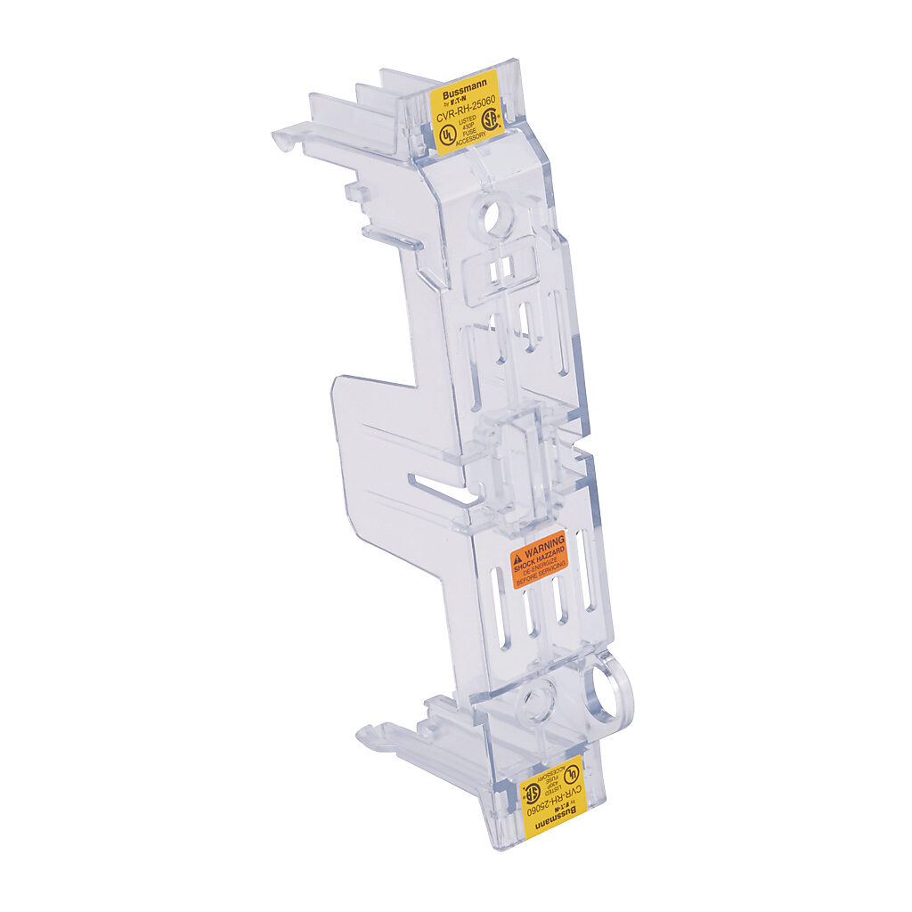 CVR-RH-25060 - Bussmann fuse block cover, for use with 250V 60A Class R modular fuse blocks.