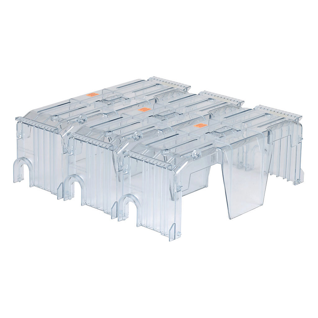 CVR-RH-25400-3 - Bussmann fuse block cover, package of 3. For use with 250V 400A Class R modular fuse blocks.