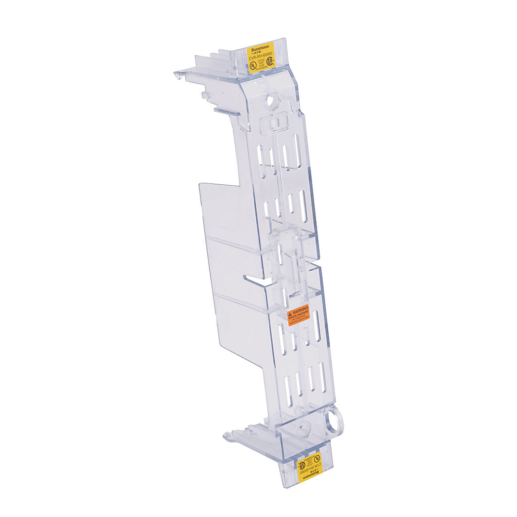 CVR-RH-60060 - Bussmann fuse block cover, for use with 600V 60A Class R modular fuse blocks.