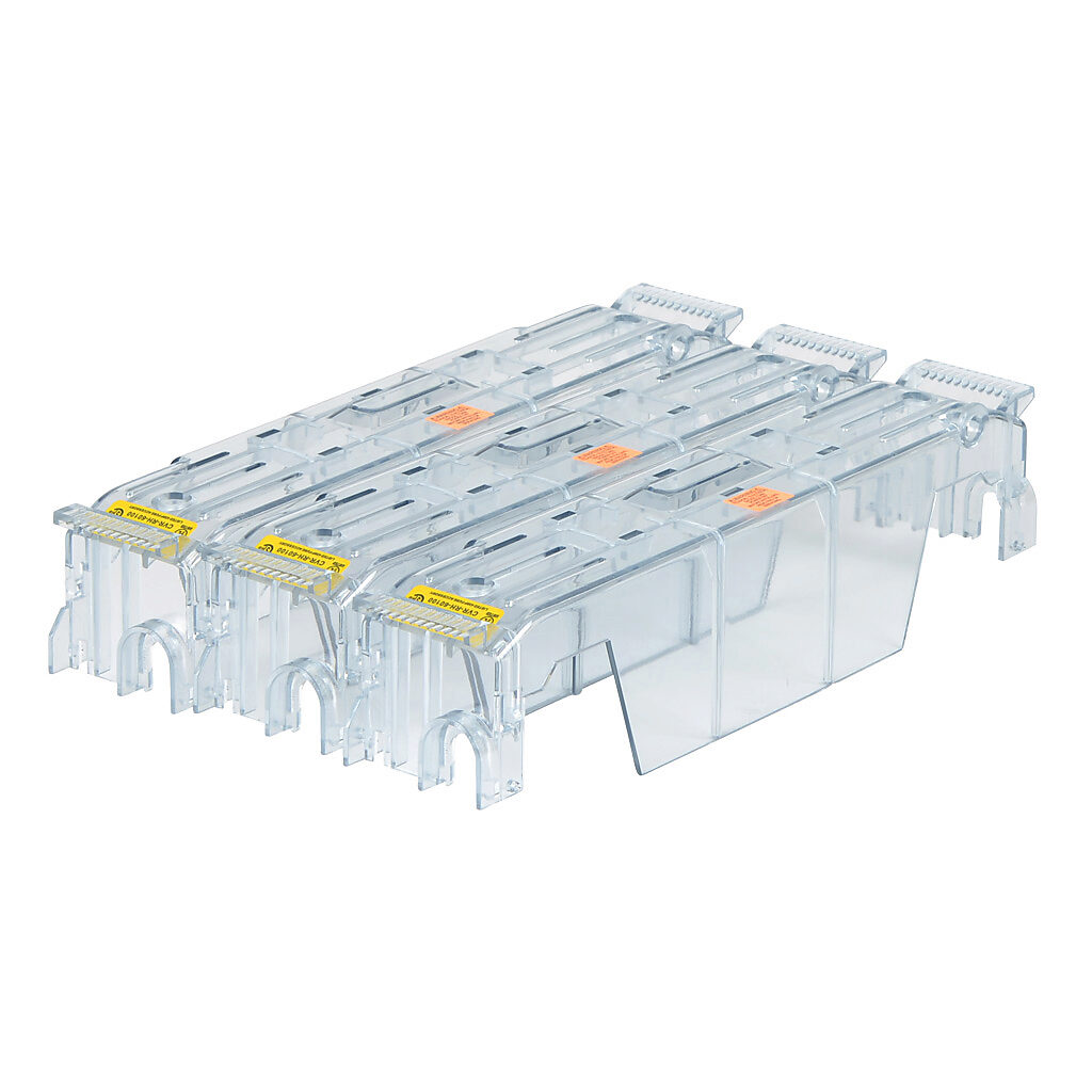 CVR-RH-60100-3 - Bussmann fuse block cover, package of 3. For use with 600V 100A Class R modular fuse blocks.
