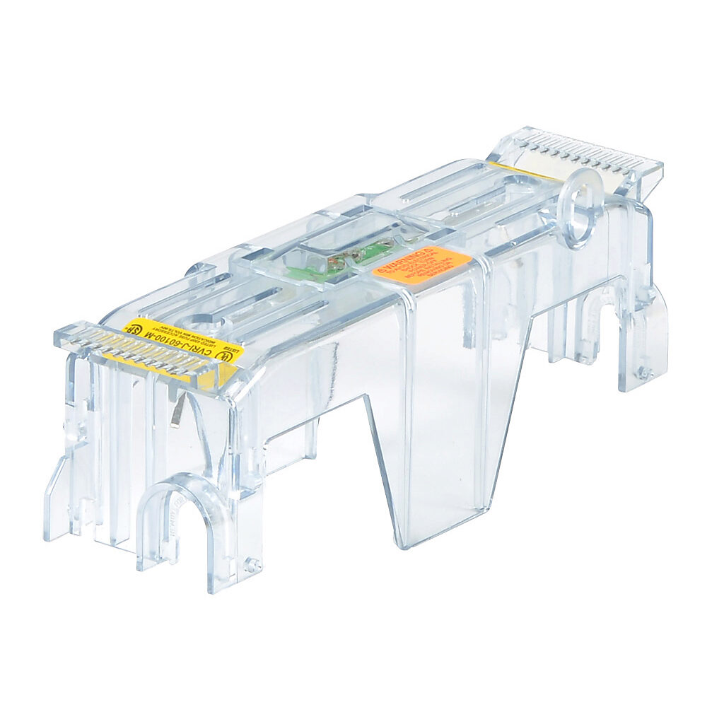 CVRI-J-60100-M-1 - Bussmann fuse block cover, with indicator. For use with 600V 100A Class J modular fuse blocks.