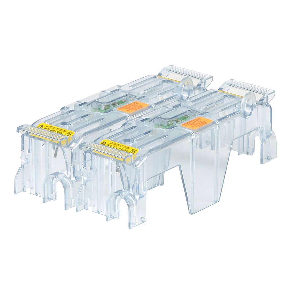CVRI-J-60100-M-2 - Bussmann fuse block cover, with indicator. Package of 2. For use with 600V 100A Class J modular fuse blocks.