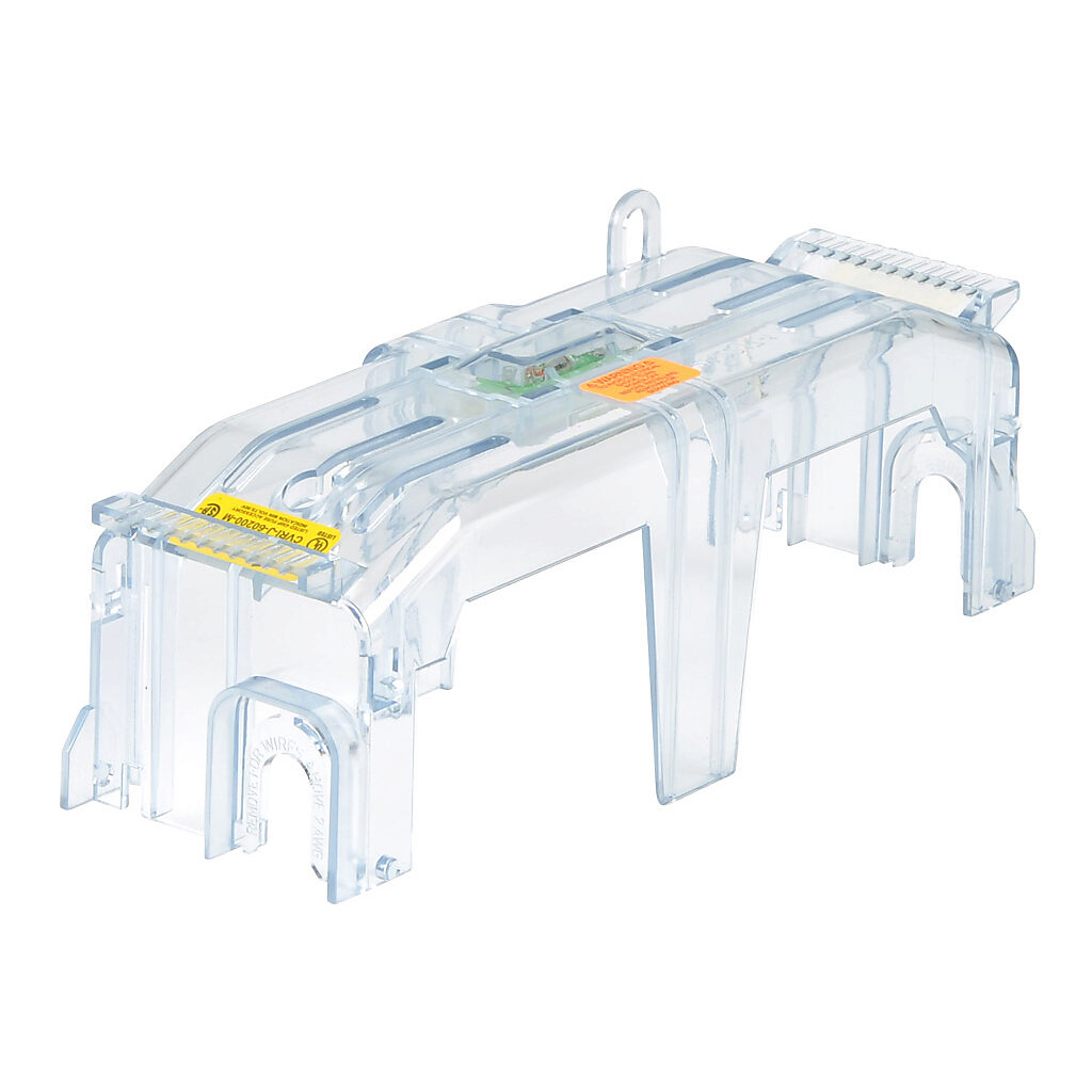 CVRI-J-60200-M-1 - Bussmann fuse block cover, with indicator. For use with 600V 200A Class J modular fuse blocks.