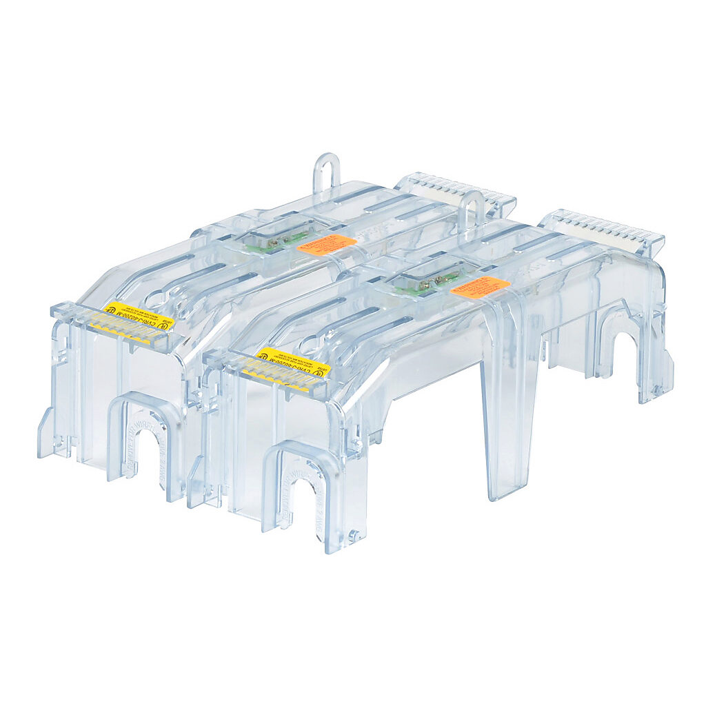 CVRI-J-60200-M-2 - Bussmann fuse block cover, with indicator. Package of 2. For use with 600V 200A Class J modular fuse blocks.