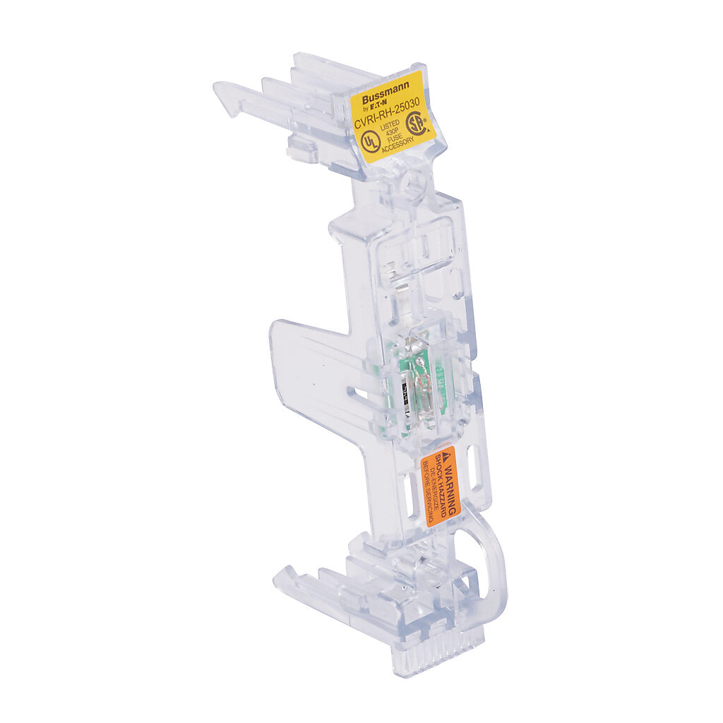 CVRI-RH-25030 - Bussmann fuse block cover, with indicator. For use with 250V 30A Class R modular fuse blocks.