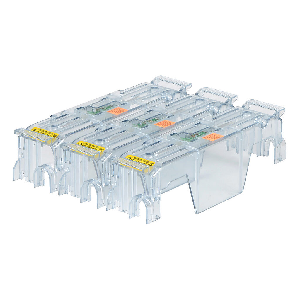 CVRI-RH-25100-3 - Bussmann fuse block cover, with indicator. Package of 2. For use with 250V 100A Class R modular fuse blocks.
