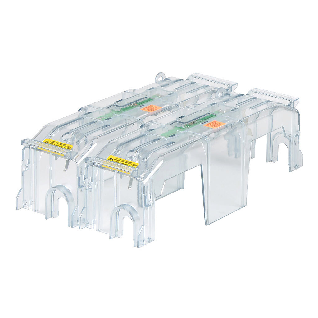 CVRI-RH-25200-2 - Bussmann fuse block cover, with indicator. Package of 2. For use with 250V 200A Class R modular fuse blocks.