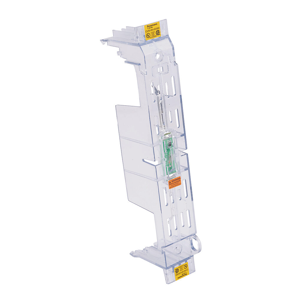 CVRI-RH-60060 - Bussmann fuse block cover, with indicator. For use with 600V 60A Class R modular fuse blocks.