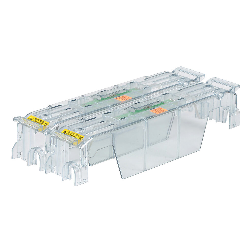CVRI-RH-60100-2 - Bussmann fuse block cover, with indicator. Package of 2. For use with 600V 100A Class R modular fuse blocks.