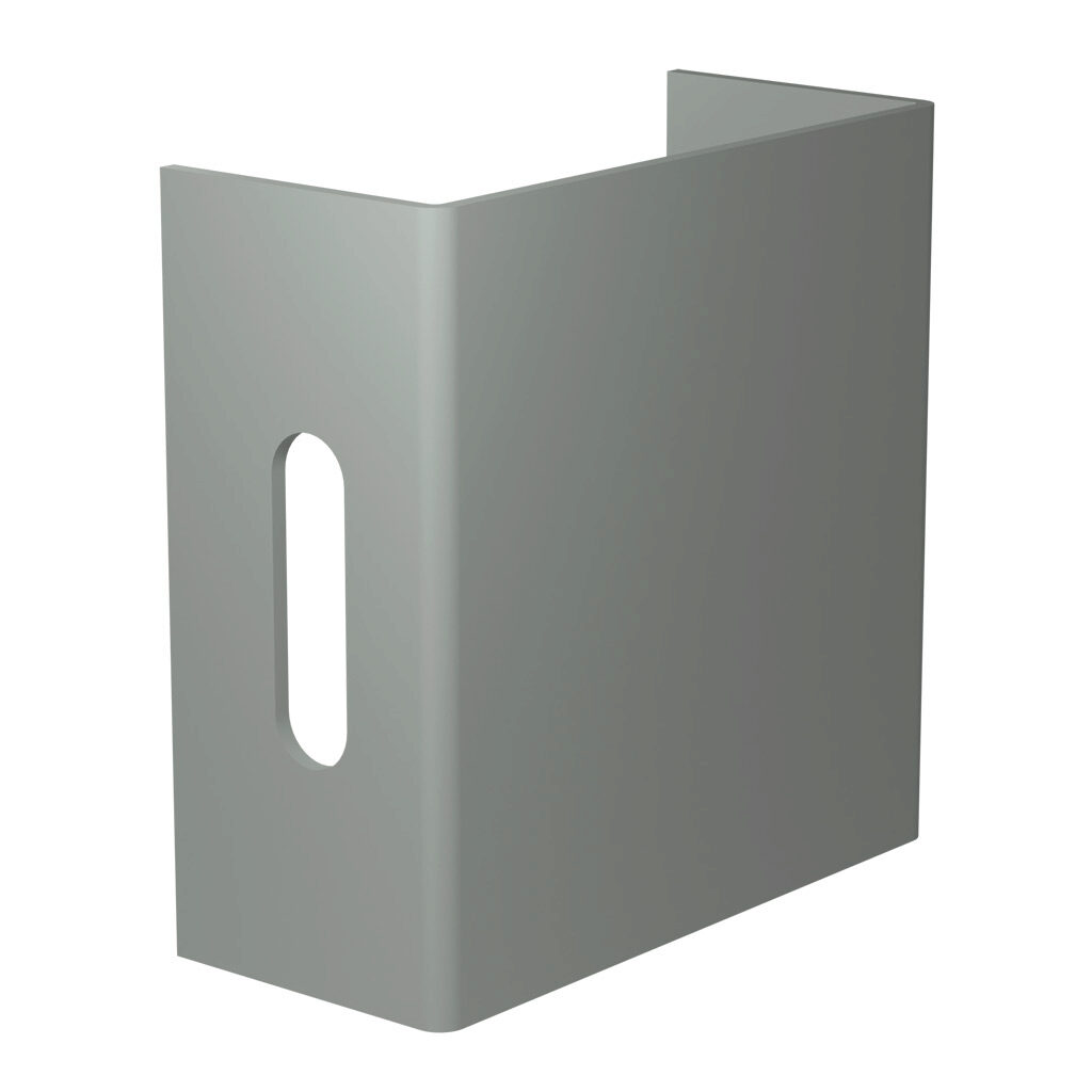 CWCP2NK - Hammond CW series lay-in wireway fitting, cover plate, 2.5 x 2.5in, carbon steel, ANSI 61 gray, powder coat finish, NEMA 1. For use with CW series wireway.