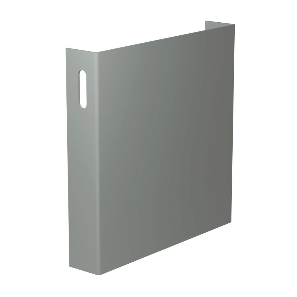 CWCP6NK - Hammond CW series lay-in wireway fitting, cover plate, 6 x 6in, carbon steel, ANSI 61 gray, powder coat finish, NEMA 1. For use with CW series wireway.