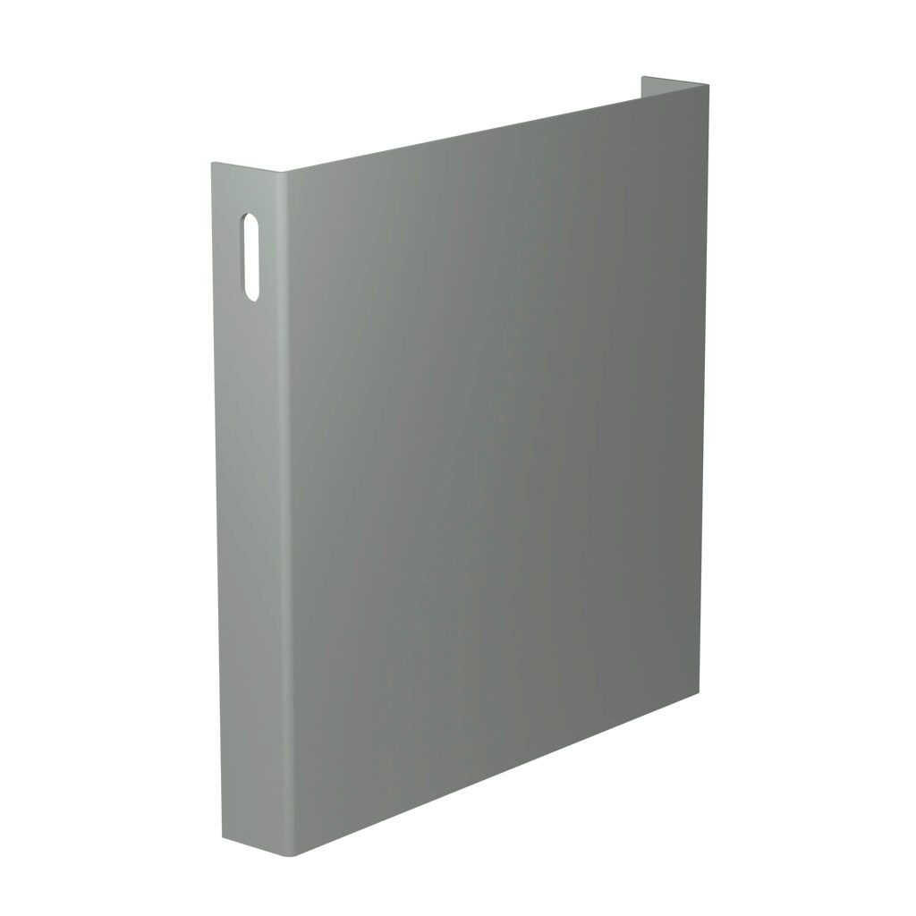 CWCP8NK - Hammond CW series lay-in wireway fitting, cover plate, 8 x 8in, carbon steel, ANSI 61 gray, powder coat finish, NEMA 1. For use with CW series wireway.