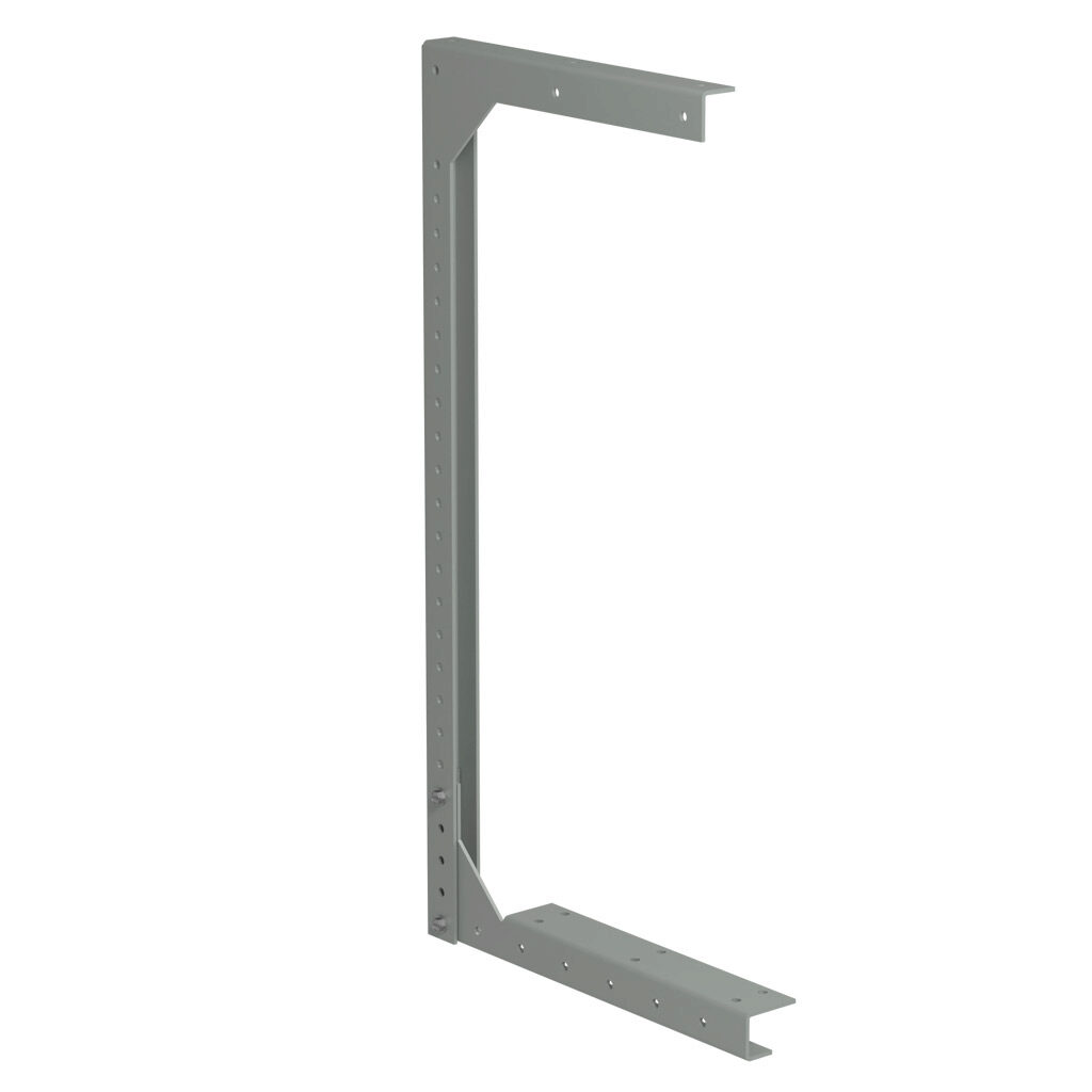 CWHD10 - Hammond ceiling hanger, 10 x 10in, carbon steel, ANSI 61 gray, powder coat finish. For use with CW series wireway.