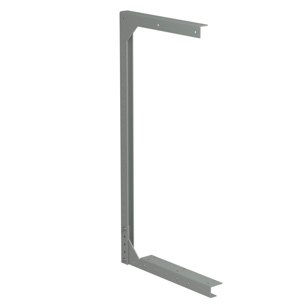 CWHD12 - Hammond ceiling hanger, 12 x 12in, carbon steel, ANSI 61 gray, powder coat finish. For use with CW series wireway.