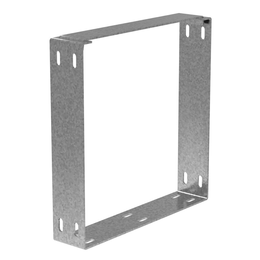 CWJO10 - Hammond CW series lay-in wireway fitting, coupling, 10 x 10in, carbon steel, galvanized finish. For use with CW series wireway.