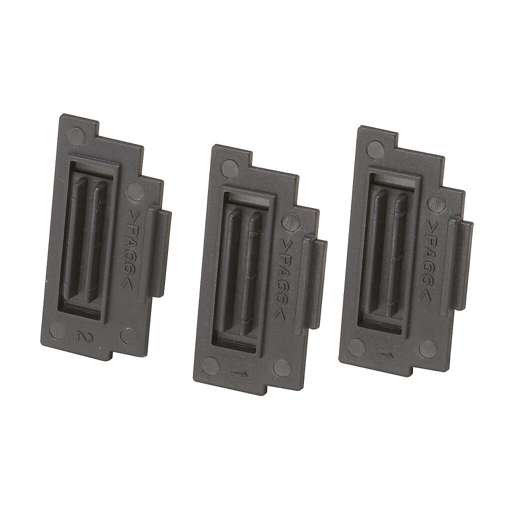 D2-BASECVR - DirectLOGIC DL205 base covers, replacement. Package of 3. For use with expansion connector on right side of DL205 (-1) bases.