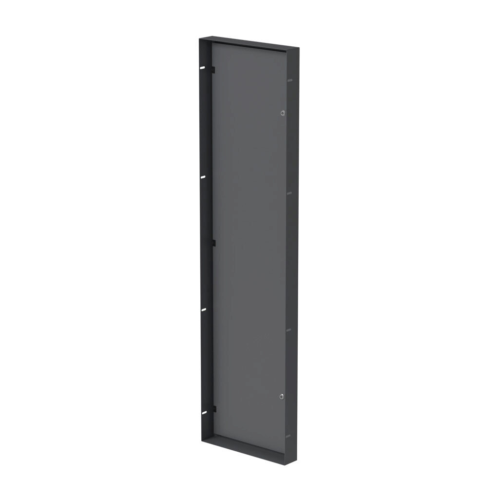 DBI206 - Quadritalia OK series swing panel kit, carbon steel, RAL 7035 light gray, powder coat finish. For use with 2000 x 600mm Quadritalia OK series modular enclosures.