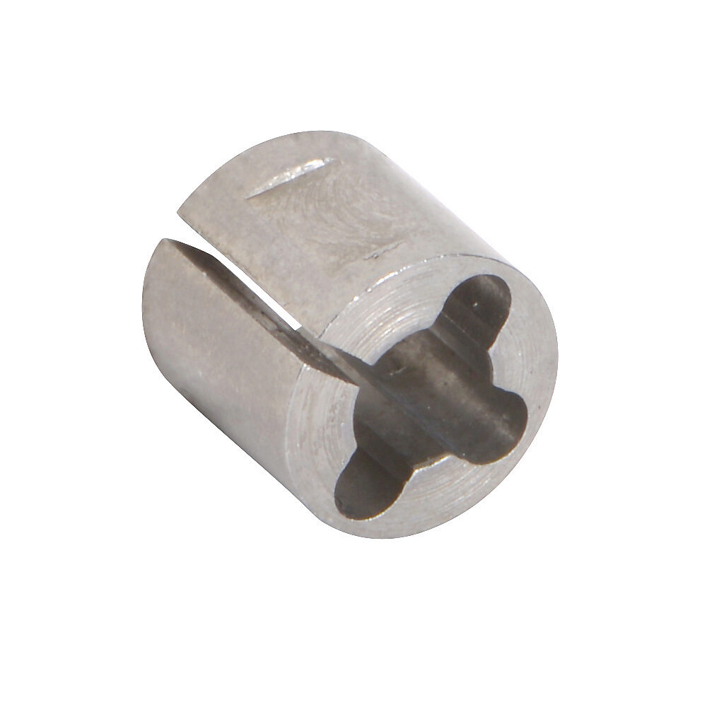 DC-BRS04-02 - SureMotion bore reducer, clamping, stainless steel body, 1/4in outside diameter, 1/8in inside diameter.