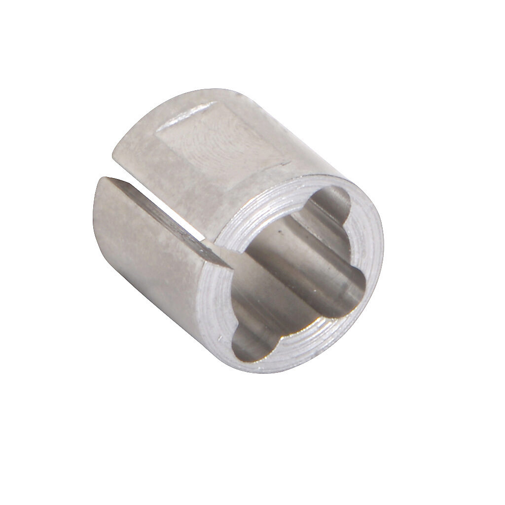DC-BRS04-04M - SureMotion bore reducer, clamping, stainless steel body, 1/4in outside diameter, 4mm inside diameter.