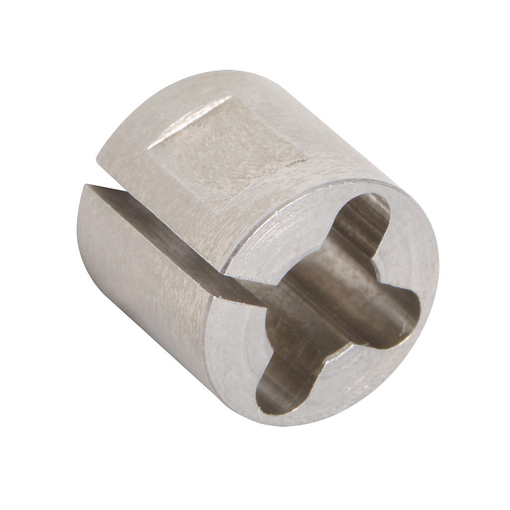 DC-BRS08-06M - SureMotion bore reducer, clamping, stainless steel body, 1/2in outside diameter, 6mm inside diameter.