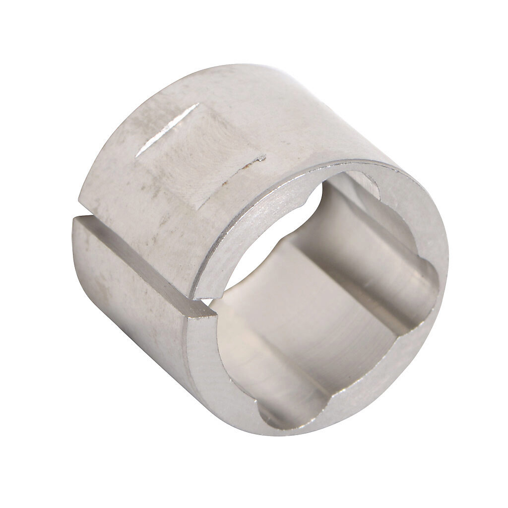 DC-BRS10-12M - SureMotion bore reducer, clamping, stainless steel body, 5/8in outside diameter, 12mm inside diameter.