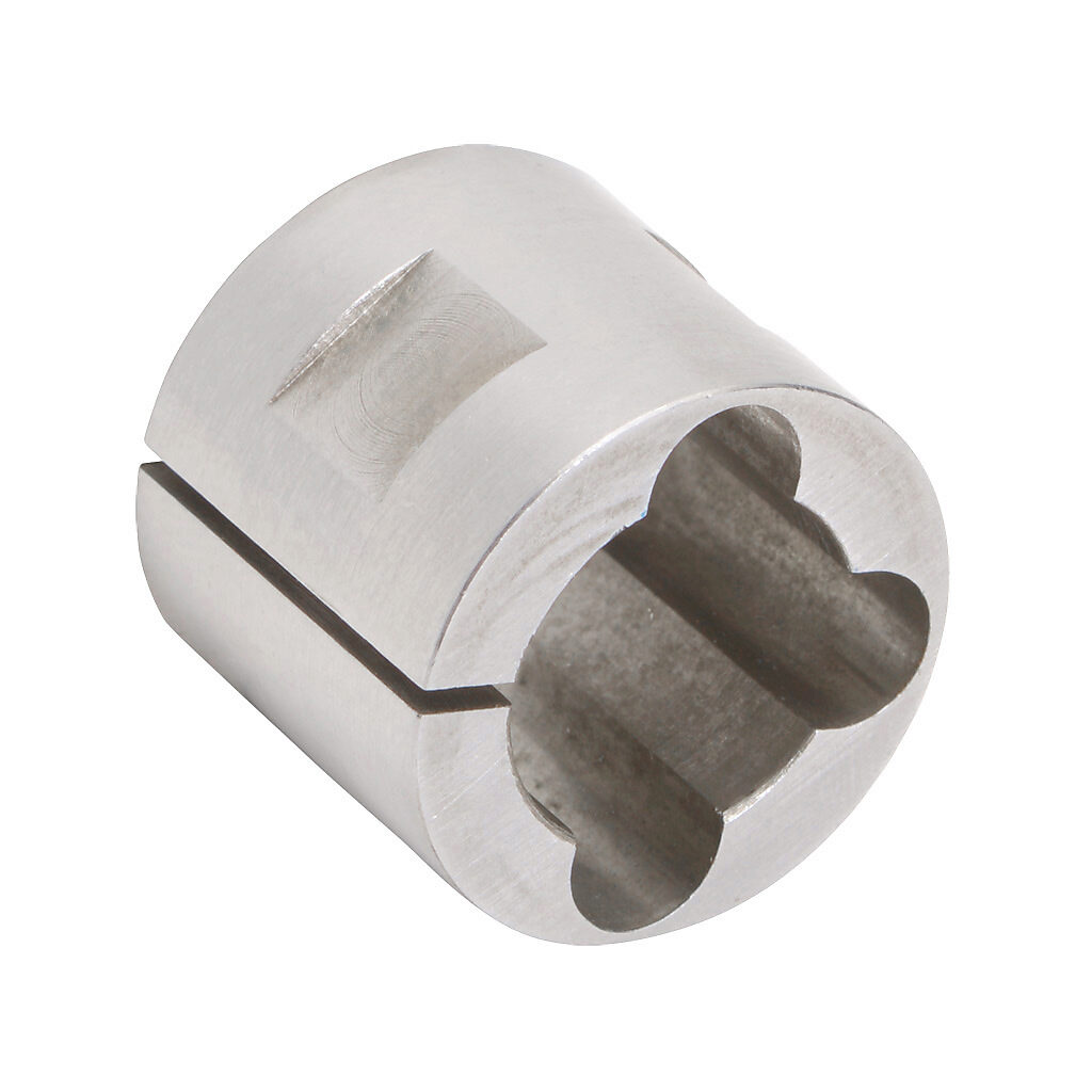DC-BRS14-14M - SureMotion bore reducer, clamping, stainless steel body, 7/8in outside diameter, 14mm inside diameter.