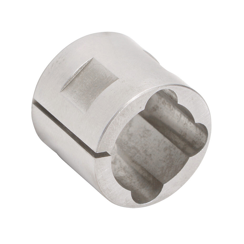 DC-BRS14-16M - SureMotion bore reducer, clamping, stainless steel body, 7/8in outside diameter, 16mm inside diameter.