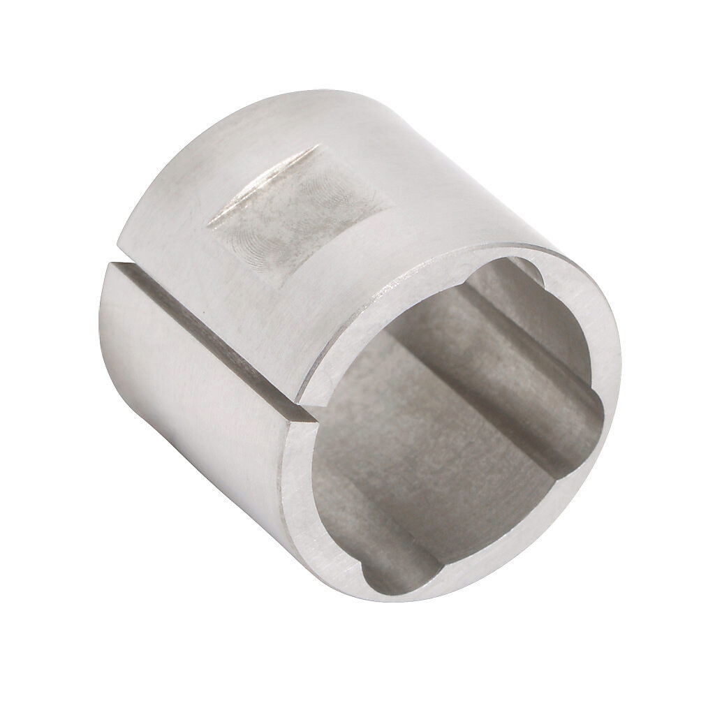 DC-BRS14-18M - SureMotion bore reducer, clamping, stainless steel body, 7/8in outside diameter, 18mm inside diameter.