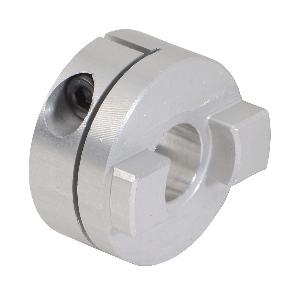 DC-DAC25-06 - SureMotion drive coupling hub, Oldham, aluminum alloy, clamp, size 25, 3/8in bore. Requires DC-DDS25 torque disc.