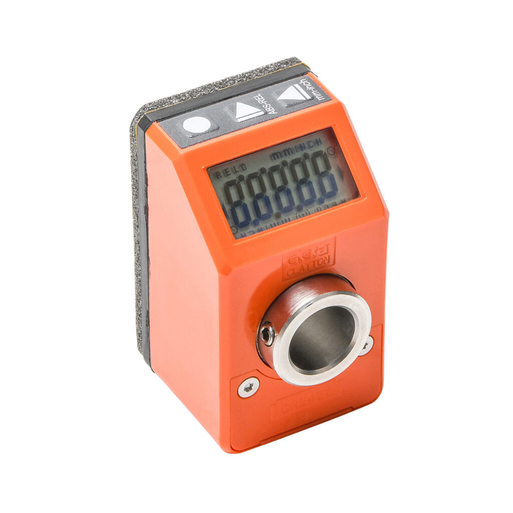 DD51E-SST-IP65F12 - Elesa position indicator, 8mm 5-digit LCD, programmable, 1/2in mounting hole size, IP65.