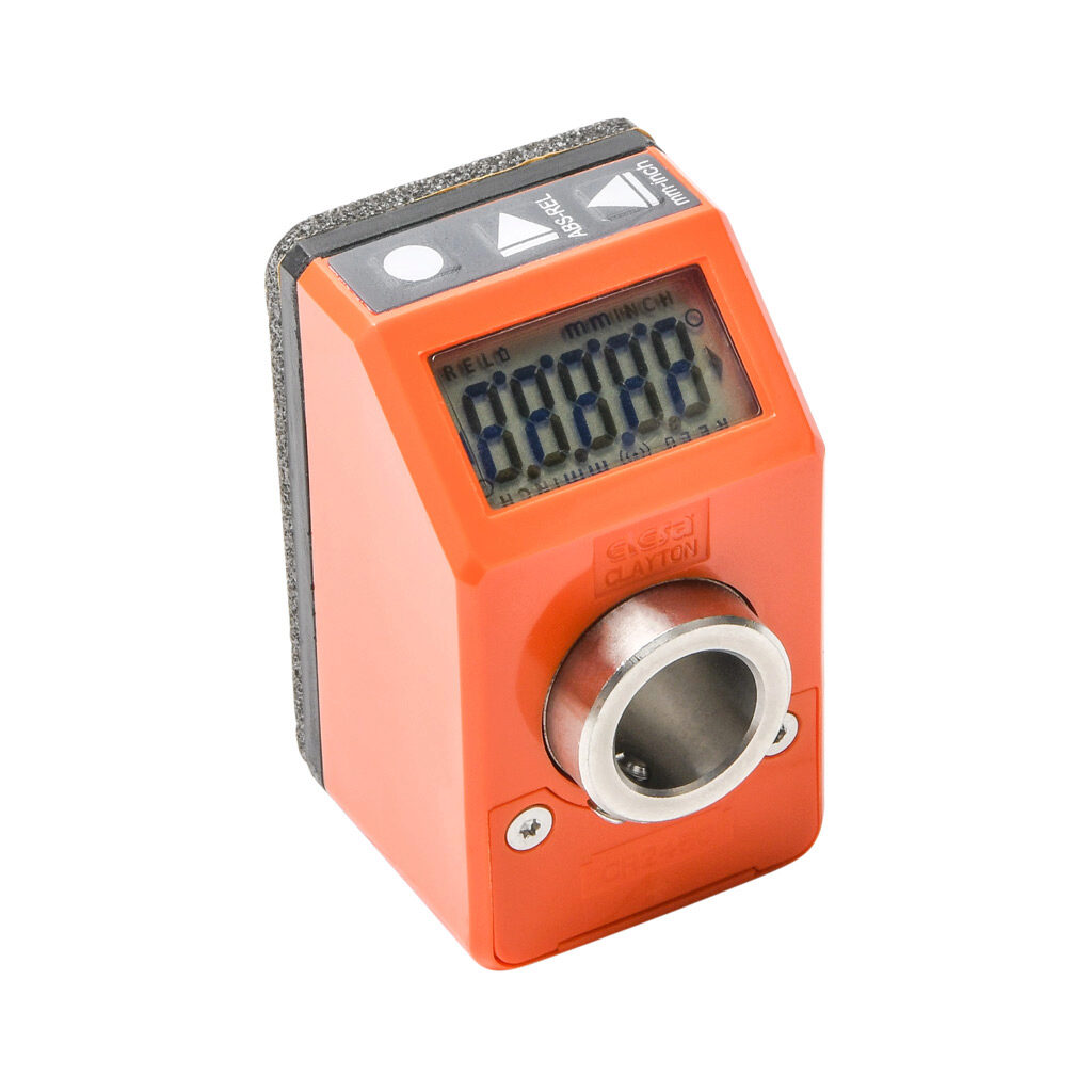 DD51E-SST-IP67F12 - Elesa position indicator, 8mm 5-digit LCD, programmable, 1/2in mounting hole size, IP67.